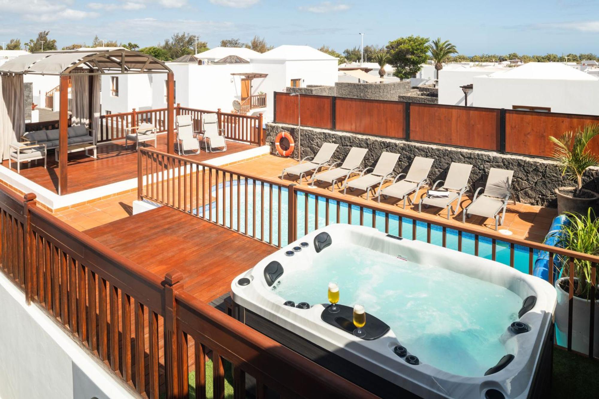 Villa 61 Playablanca Lanzarote Pool Spa Playa Blanca  Exterior foto